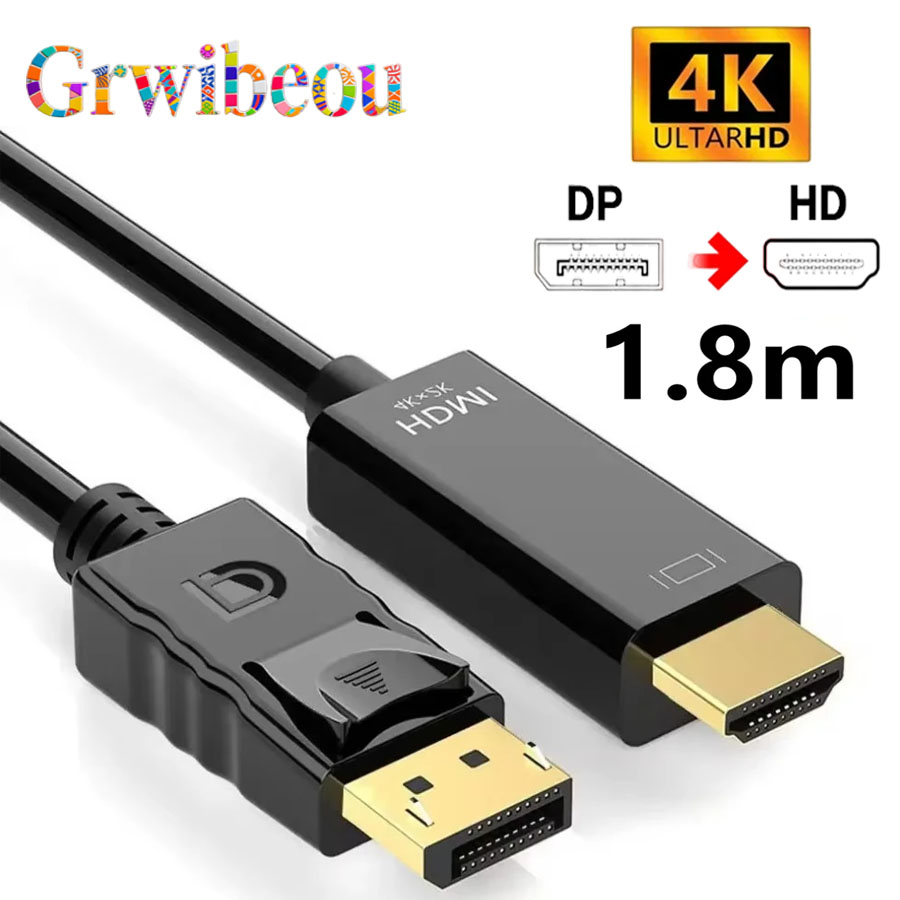 Tablet Lap Desk - 4K*2K DisplayPort HDMI Uyumlu Adaptör DP