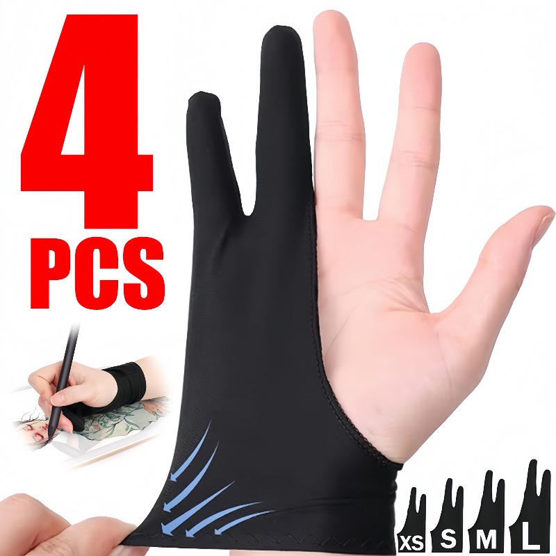 Drawing Glove Artist - Akrilik Elyaf dokunmatik çizim eldiveni Iki