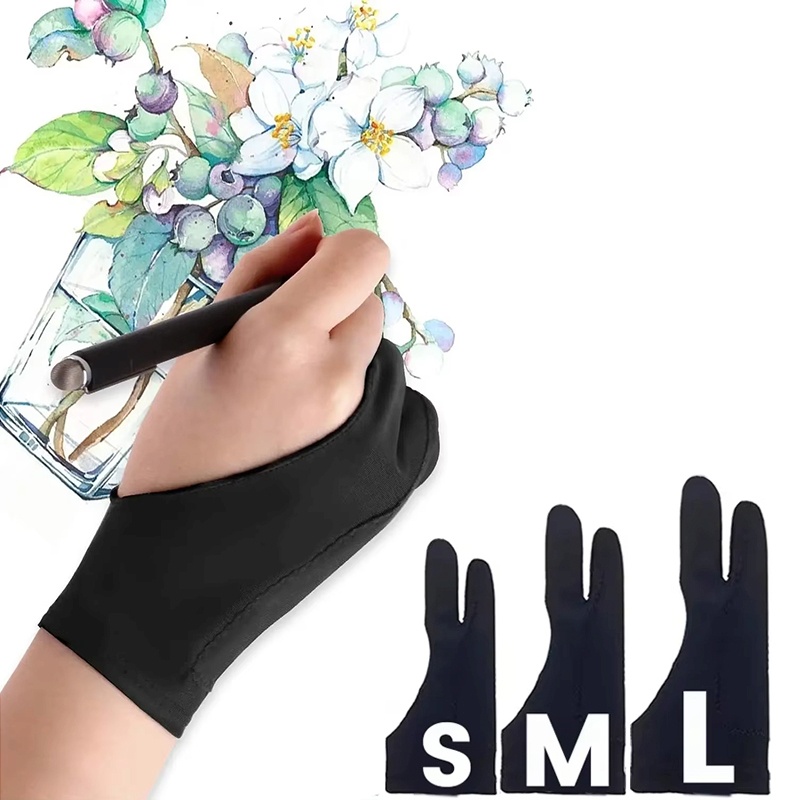 Drawing Glove Artist - S/M/L İki Parmaklı Çizim Eldiveni, Dokunmaya