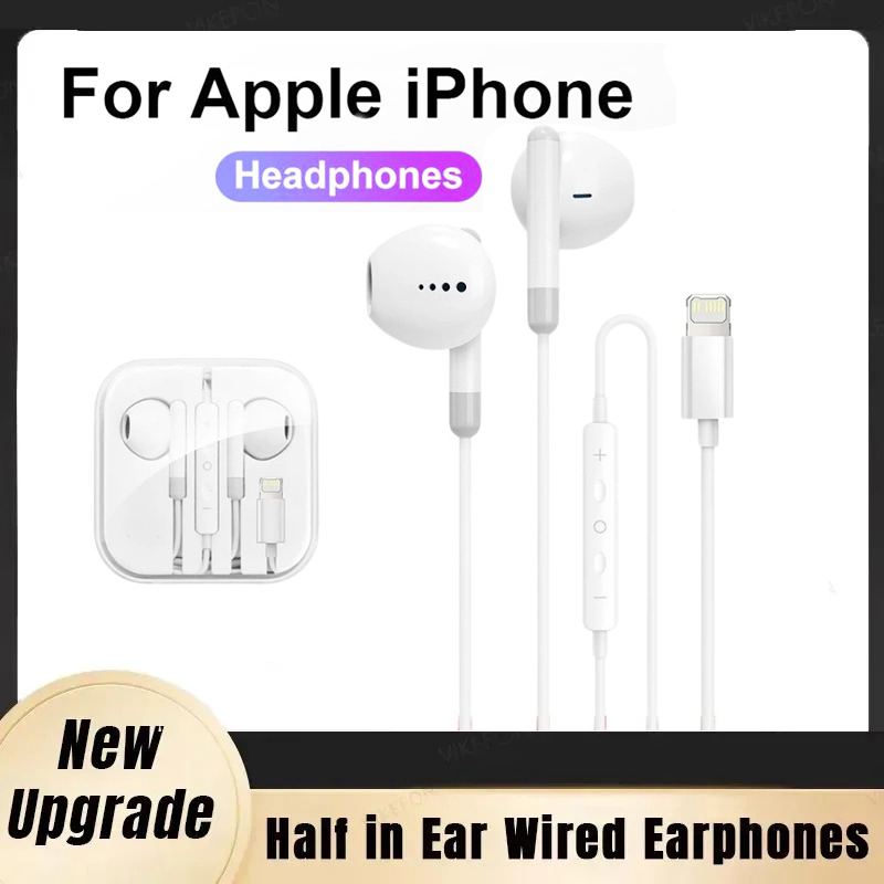 Wired Earphone Lightning - Apple Lightning iPhone 15 16 14