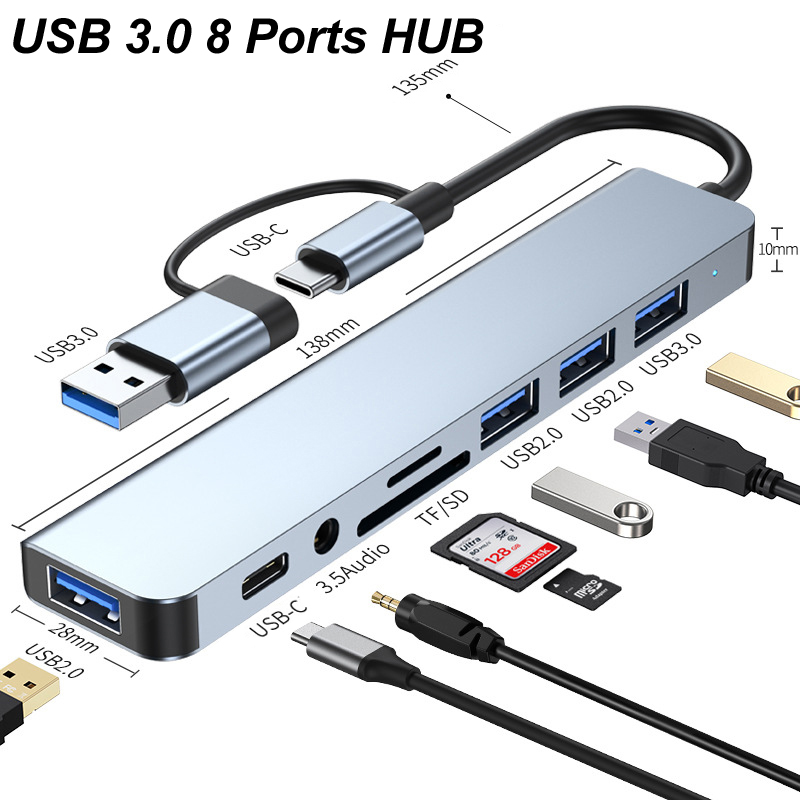 8'i 1 Arada USB TYPE-C 3.0 HUB - Usb Hub Type C incelemesi ve fiyatı