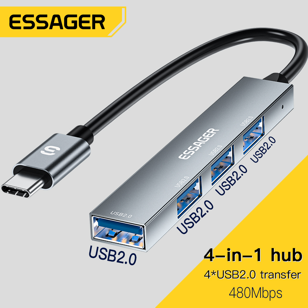 Essager 4'ü 1 arada USB C Kabl - Usb Hub Type C incelemesi ve fiyatı