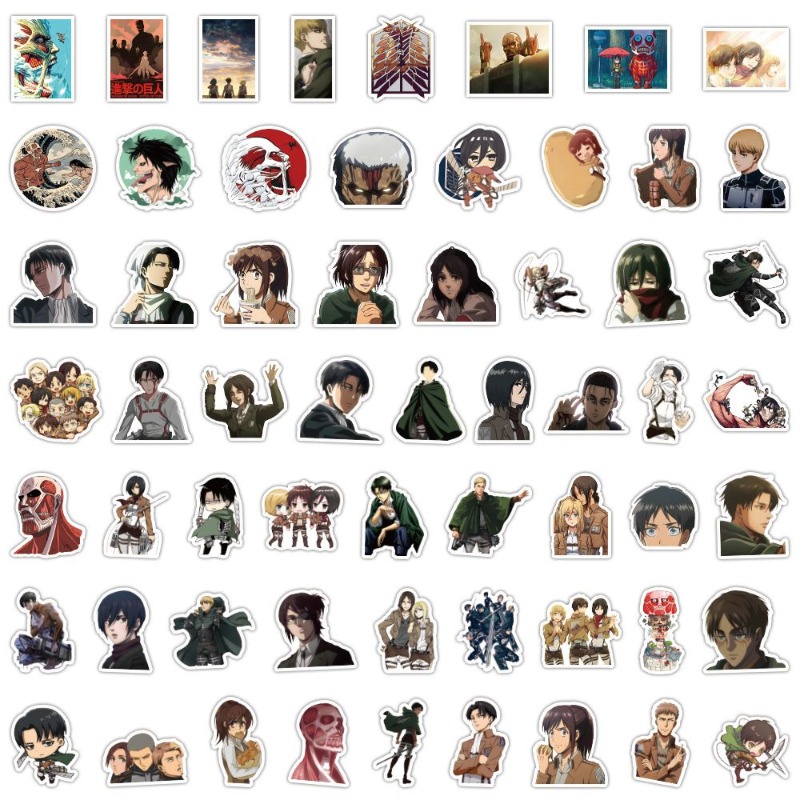 60 adet Titan Anime çıkartmala - Tablet Cute Accessories incelemesi ve fiyatı
