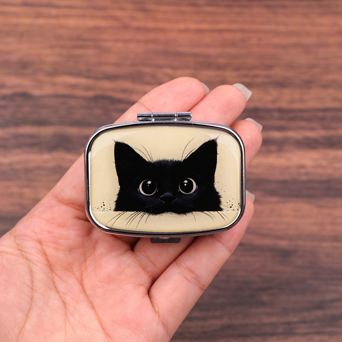 Sevimli Siyah Kedi Seyahat Hap - Tablet Cute Accessories incelemesi ve fiyatı